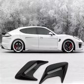 Üniversal Piano Black Kaput Çamurluk Venti Izgarası Sağ Sol 2 Adet Mini Scoop - 9