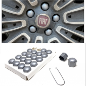 Düz Bijon Kapağı Sökme Aparatlı 20 li Set 17 mm-19 mm GRİ - 1