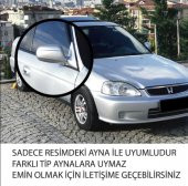 Honda Civic İES EK 1996-2000 Batman Yarasa Ayna Kapağı Piano Black ABS Plastik - 3