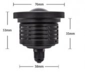 Üniversal Mercekli Angel Sis Farı Metal Su Geçirmez 89 mm Buz Mavi Halkalı Angel Eyes - 12