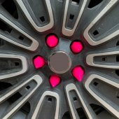 Sivri Mermi Bijon Kapağı Sökme Aparatlı 20 li Set 17 mm-19 mm PEMBE - 3