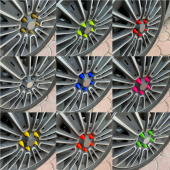 Sivri Mermi Bijon Kapağı Sökme Aparatlı 20 li Set 17 mm-19 mm KROM - 6