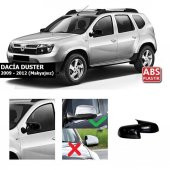 Dacia Duster 2009-2012 Makyajsız Batman Yarasa Ayna Kapağı Piano Black ABS Plastik thumbnail 1