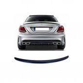 SUNPLEX Mercedes C W205 Bagaj Üstü Spoiler Piano Black 2014-2019 - 1