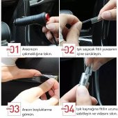 Araç İçi App Kontrollü RGB Atmosfer Ambiyans Led Neon Lamba 5 Parça 6 Metre thumbnail 5