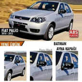 Fiat Palio 2010-2012 Batman Yarasa Ayna Kapağı Piano Black ABS Plastik - 1
