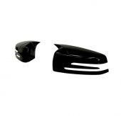 Mercedes Benz GLK X204 2009-2015 Batman Yarasa Ayna Kapağı Piano Black ABS Plastik - 2