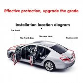 Araç Kapı Koruma Fitili Çarpma Çizik Önleyici Fitil U Tip Gri 5 Metre - 4