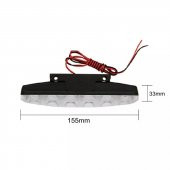 6 Ledli Gündüz Farı Gündüz Ledi DRL Led Lamba 18W Su Geçirmez - 6
