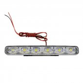6 Ledli Gündüz Farı Gündüz Ledi DRL Led Lamba 18W Su Geçirmez - 7