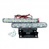 6 Ledli Gündüz Farı Gündüz Ledi DRL Led Lamba 18W Su Geçirmez - 11
