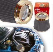 Carub Ses ve Performans Arttırıcı Açık Hava Filtresi +6 Hp Gri Aparatlı Üniversal - 1