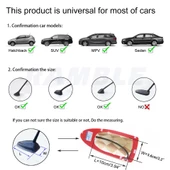 Yeni Tip Elektrikli Balık Sırtı Köpekbalığı Balina Tavan Anteni Shark Anten - 11