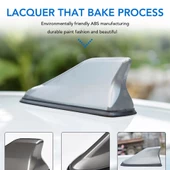 Yeni Tip Elektrikli Balık Sırtı Köpekbalığı Balina Tavan Anteni Shark Anten - 2