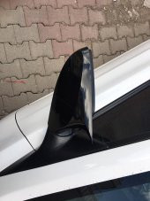 Hyundai Accent Blue Sinyalli Batman Yarasa Ayna Kapağı Piano Black ABS Plastik thumbnail 6