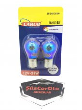 Carub Diadem Ampul Krom Tek Duy Sinyal Ampulü 12V 21W 93 Turuncu 2li Takım - 1