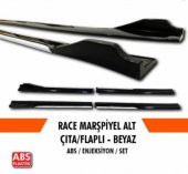 Üniversal Piano Black Kulaklı Flaplı Marşpiyel Lipi Bıçağı Beyaz - 1