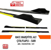 Üniversal Piano Black Renkli Kulaklı Flaplı Marşpiyel Lipi Bıçağı - 6