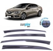 SUNPLEX Renault Megane 4 Sedan 2016 ve Üzeri Spor Cam Rüzgarlığı 4 Prç. - 1