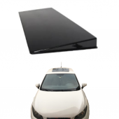 Parlak Siyah Yalancı Çakma Sahte Sunroof Tavan Rüzgarlığı Arkası Kapalı - 1