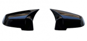 BMW F10 2010-2013 Batman Yarasa Ayna Kapağı Piano Black ABS Plastik thumbnail 2