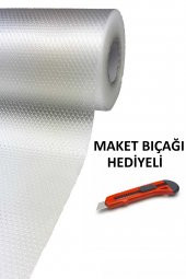 Eva Kaymaz 45cm X 10 Metre Şeffaf Raf Dolap Içi Ve Çekmece Içi Örtüsü 10 Metre - 1