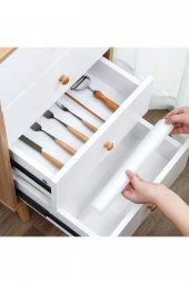 Eva Kaymaz 45cm X 10 Metre Şeffaf Raf Dolap Içi Ve Çekmece Içi Örtüsü 10 Metre - 3