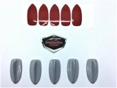 5 li Mini Shark Balina Anten Seti Balık Sırtı Süs Anten Gri - 4