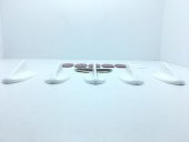 5 li Mini Shark Balina Anten Seti Balık Sırtı Süs Anten Beyaz - 4