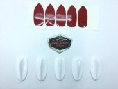 5 li Mini Shark Balina Anten Seti Balık Sırtı Süs Anten Beyaz - 6