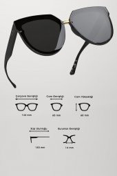 ZEY  Siyah Güneş Gözlüğü - Black Sunglasses thumbnail 3