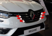 Renault Megane 4 Krom Ön Panjur Çıtası 5 Parça Paslanmaz Çelik - 2
