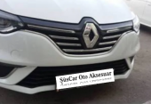 Renault Megane 4 Krom Ön Panjur Çıtası 5 Parça Paslanmaz Çelik - 3