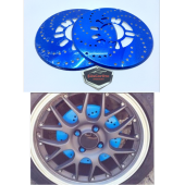 Üniversal Kampana Sacı Disk Sacı Disk Fırfırı 2li Set 14 ve Üzeri Mavi - 1