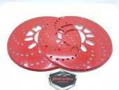 Üniversal Kampana Sacı Disk Sacı Disk Fırfırı 2li Set 14 ve Üzeri Kırmızı - 2