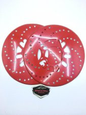 Üniversal Kampana Sacı Disk Sacı Disk Fırfırı 2li Set 14 ve Üzeri Kırmızı - 4