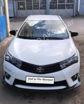 Toyota Avensis 2015-2018 Batman Yarasa Ayna Kapağı Piano Black ABS Plastik thumbnail 1