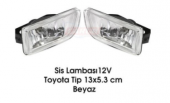 Carub Efsane Kasa Toyota Tip Sis Lambası 12V Beyaz 2 Adet(Emark Belgeli) - 5