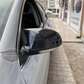 Vw Golf 5 2003-2009 Batman Yarasa Ayna Kapağı Piano Black ABS Plastik - 8