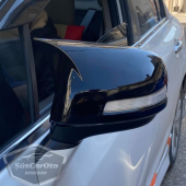 Honda Civic FB7 2012-2016 Batman Yarasa Ayna Kapağı Piano Black ABS Plastik thumbnail 7