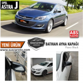 Opel Astra J 2009-2020 Batman Yarasa Ayna Kapağı Piano Black ABS Plastik thumbnail 1