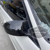 BMW E90 LCİ Makyajlı Kasa 2008-2011 3 Serisi Batman Yarasa Ayna Kapağı Piano Black ABS Plastik thumbnail 4