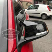 BMW F30-F32-F20 2012-2018 Batman Yarasa Ayna Kapağı Piano Black ABS Plastik - 7