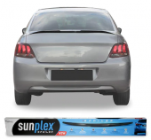 SUNPLEX Peugeot 301 Bagaj Üstü Spoiler Bagaj Çıtası Piano Black - 1