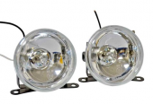 Carub 9 cm Yuvarlak Sis Lambası Beyaz 12V Tampon İçi - 1