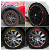 Carub Araba Jant Fitili Lastik Jant Trim Bandı 8 Metre MAVİ - 3