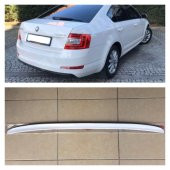 Skoda Octavia Bagaj Üstü Spoiler Bagaj Çıtası Parlak Beyaz - 1