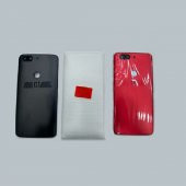 Kdr OnePlus 5T Arka Pil Batarya Kapağı Kırmızı - 1