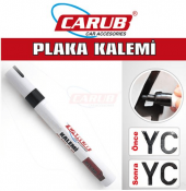 Carub Siyah Plaka Yazma Kalemi Plaka Boya Kalemi - 1