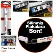 Carub Siyah Plaka Yazma Kalemi Plaka Boya Kalemi - 2